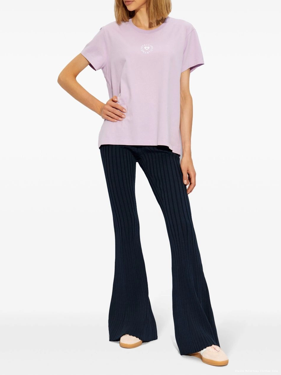 Affordable Women flared McCartney ribbed-knit Stella leggings 0422